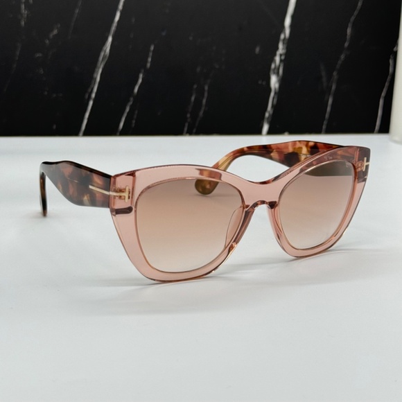 NEW TOM FORD TF940 72G WOMEN PINK SUNGLASSES TOM FORD CARA FT0940/S 72G - Picture 4 of 10